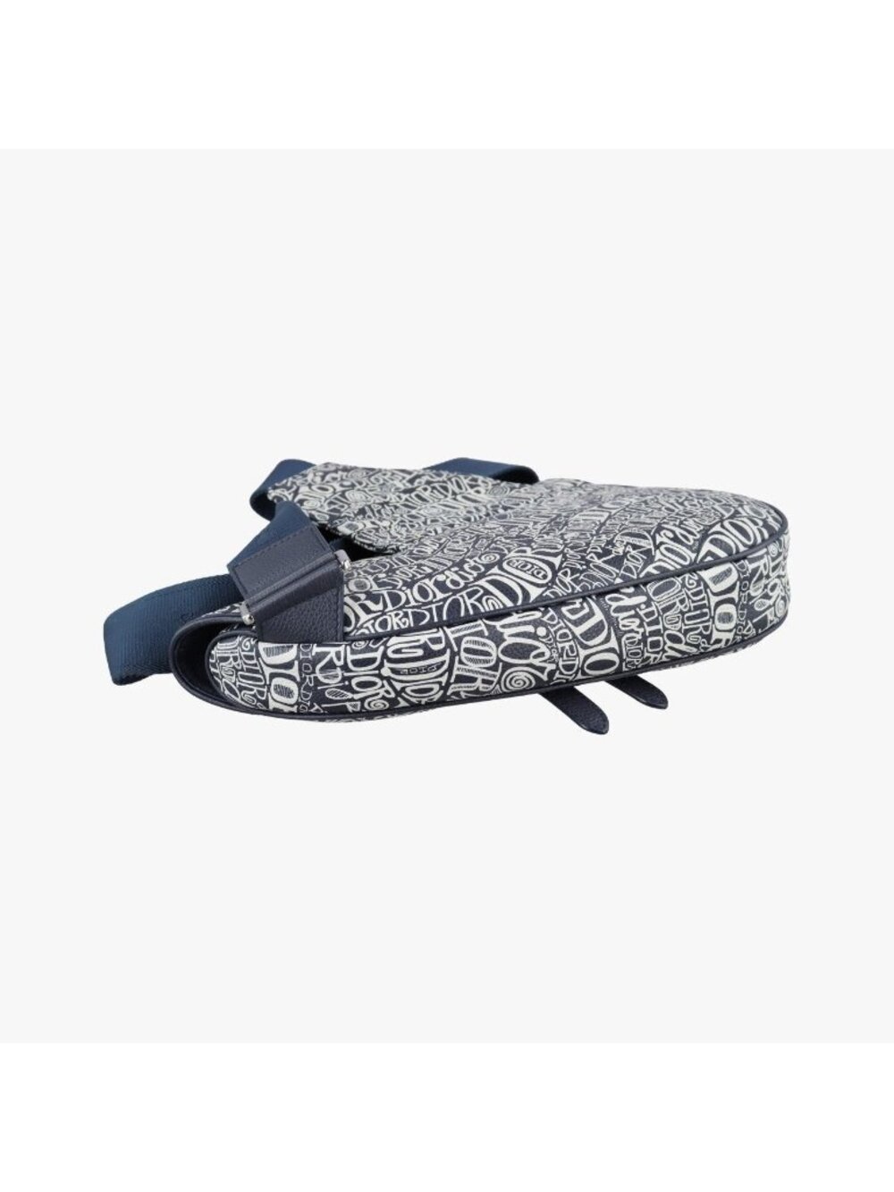 Dior Saddle Navy Leather Shoulder Bag - Picture 7 of 16